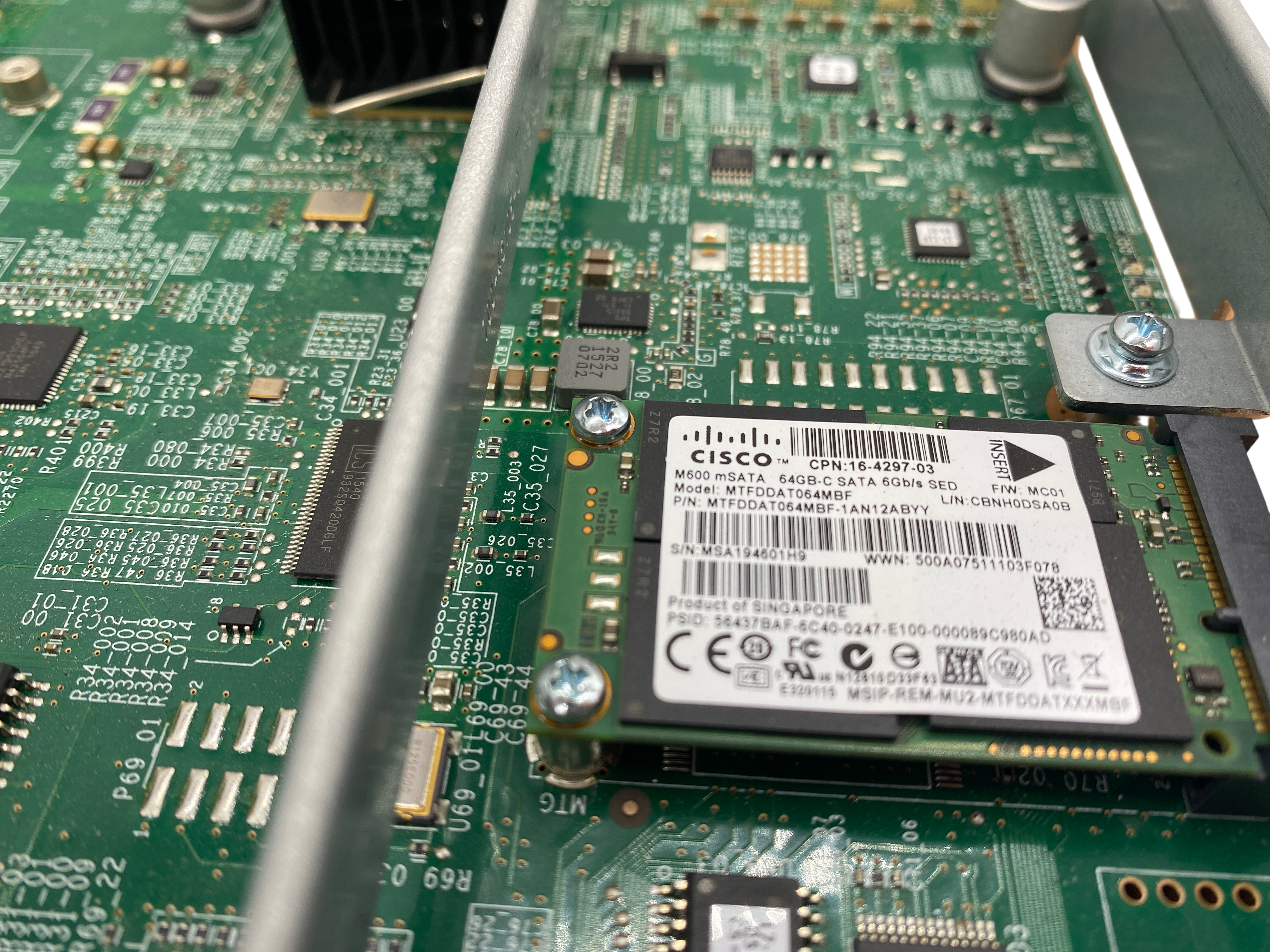 Cisco N9K-SUP-A Supervisor Module 16GB RAM 64GB Drive Used - Afbeelding 5 van 5