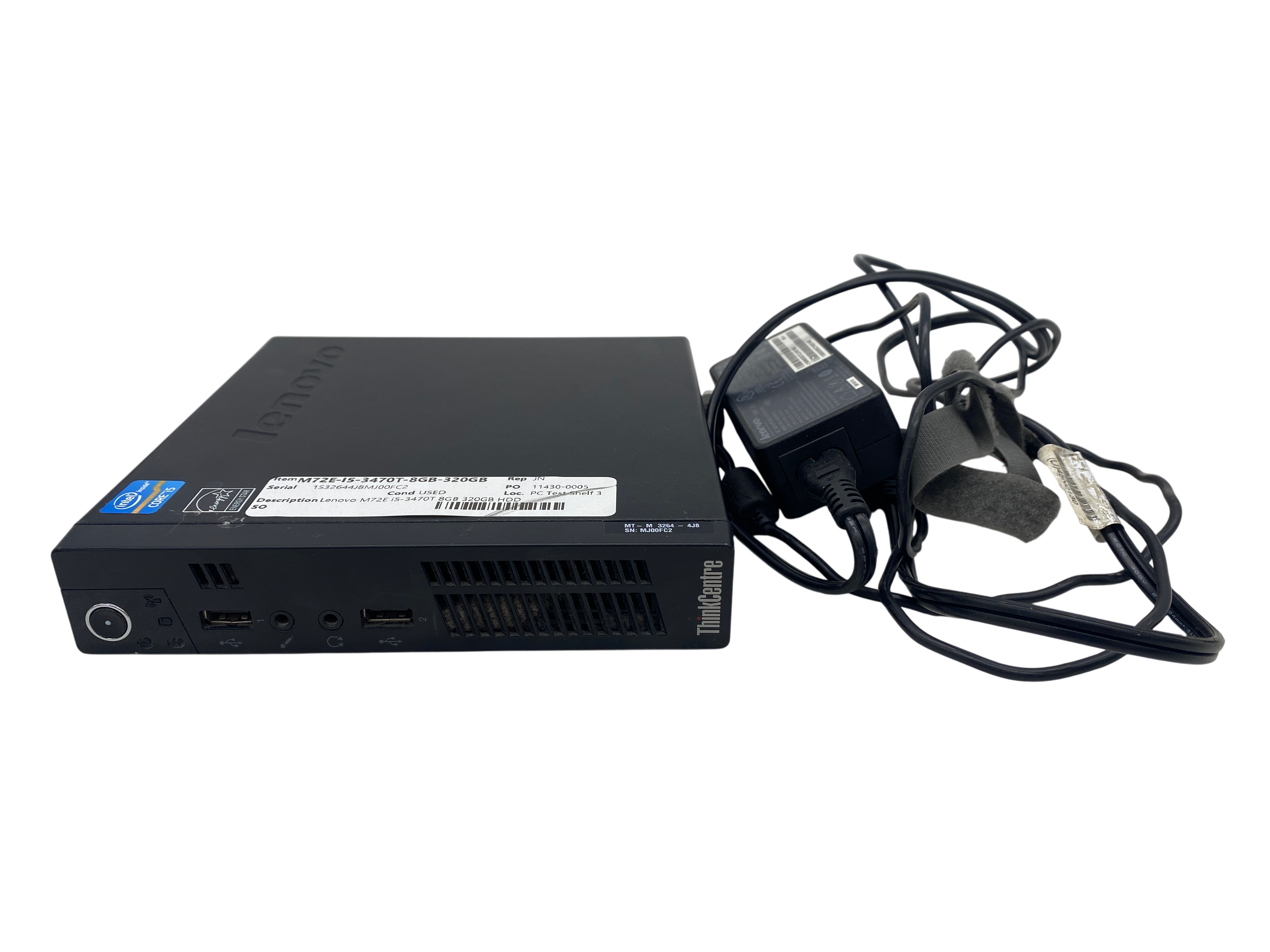 Lenovo M72e i5-3470T 8GB RAM 320GB HDD Win 11 Mini Tower M72E-I5-3470T-8GB-320GB